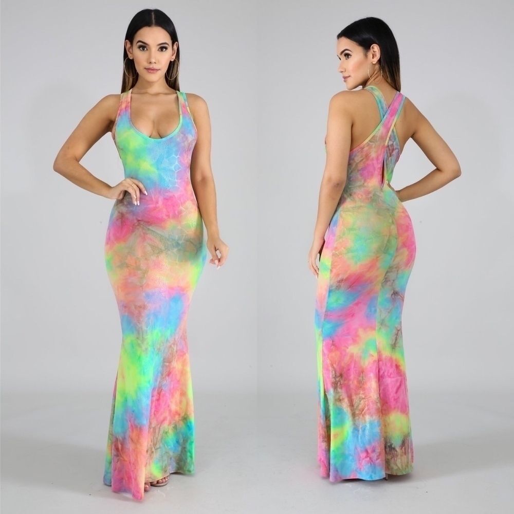 Tie Dye Maxi Dress